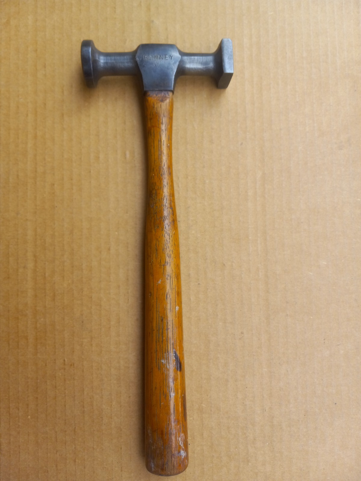 Vintage Bonney autobody hammer 4 Inch Twin Faced Round And Square