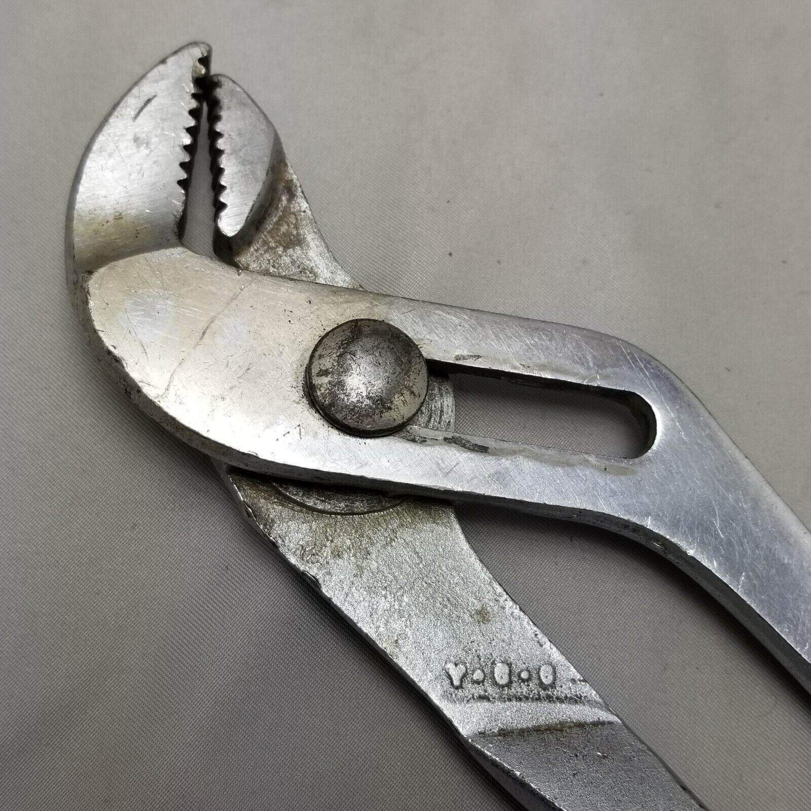 Proto Tools 10″ Tongue and Groove Pliers Metal Handle 243 Vintage Made In USA