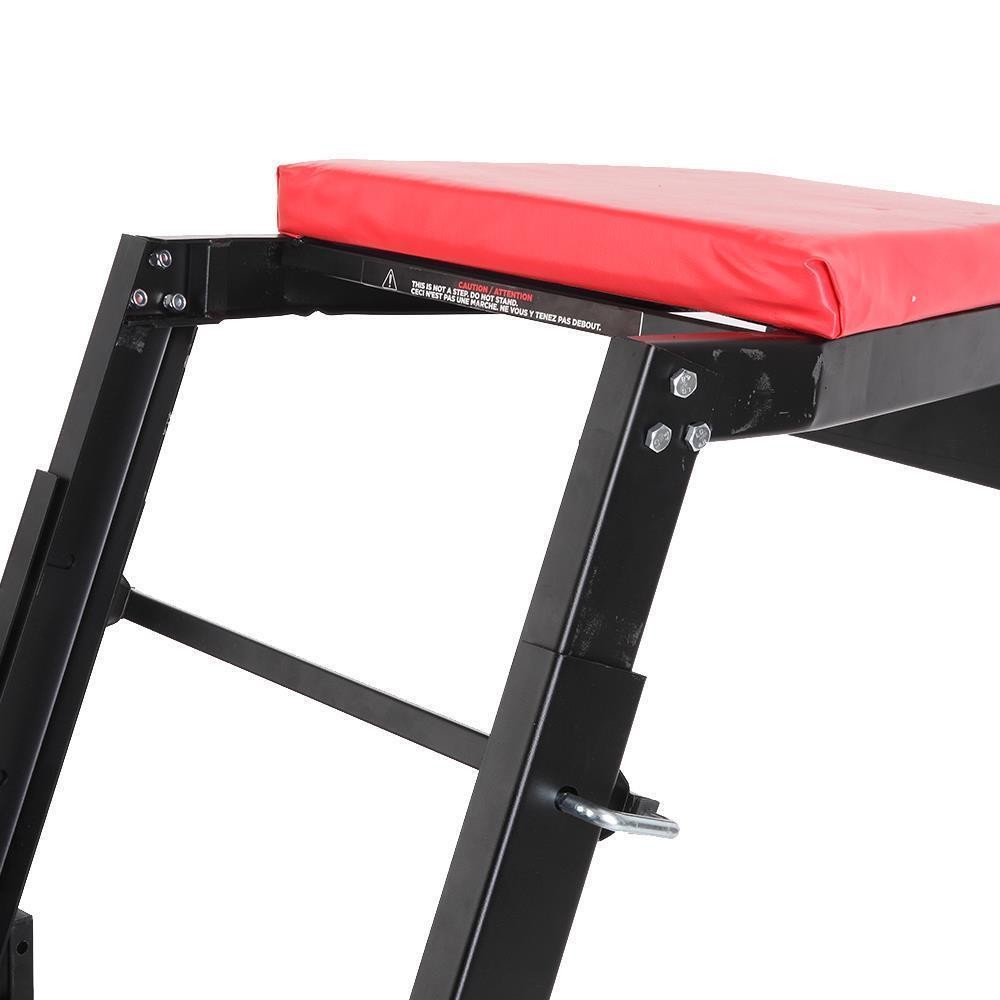 400Lbs Foldable Topside Creeper Adjustable Height Movable Ladder +4 Wheels