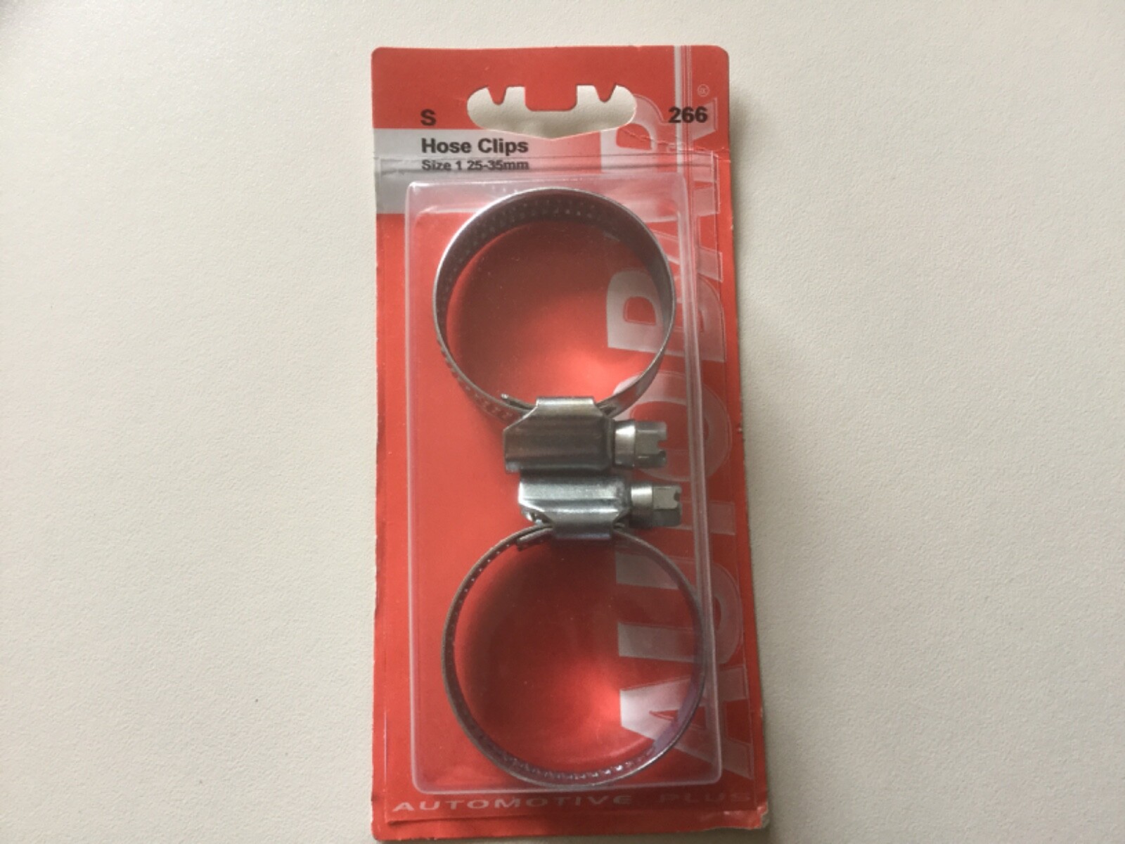 3 PACKS OF 2 AUTOBAR HOSE CLIPS SIZE 1 25-35mm