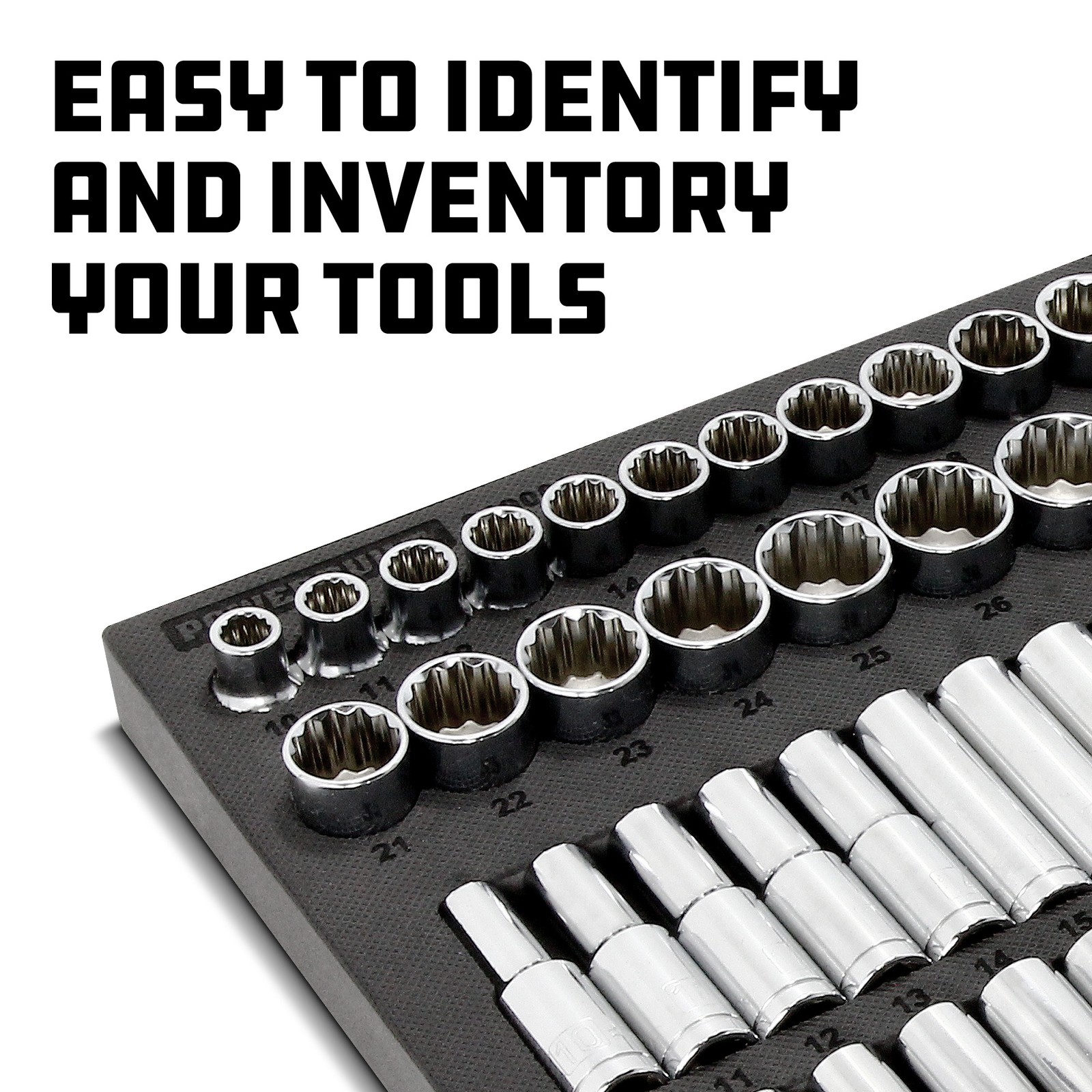 Powerbuilt 69 Piece Pro Tech 1/2 Inch Drive SAE and Metric Socket Set – 949006