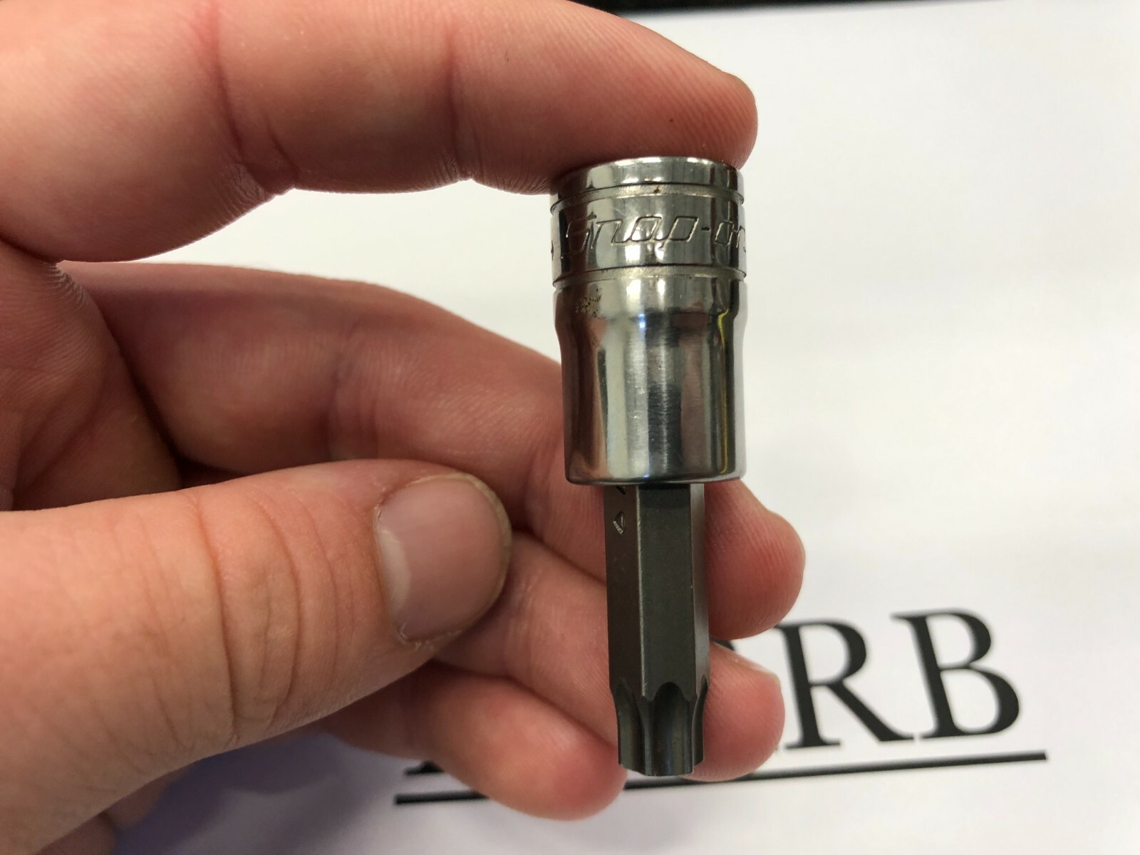 Snap-on Tools USA 2004 3/8″ Drive T45 Std Torx Bit Chrome Socket Driver FTX45E