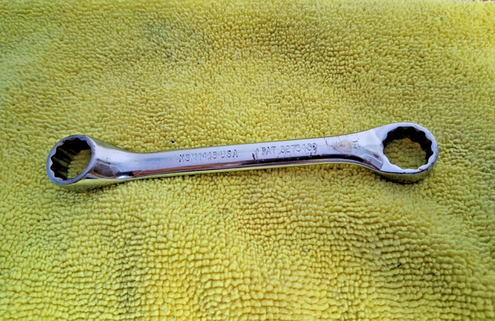 Snap-on 14mm x 15mm Offset Box Wrench XSM1415 Made in USA