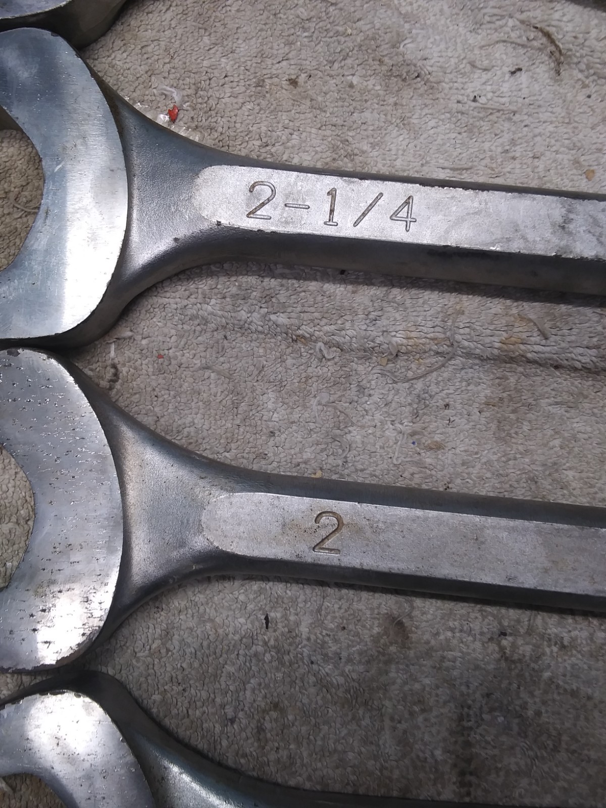 Wright Tools Large Combination Wrench Set 5pc SAE Wright Grip USA