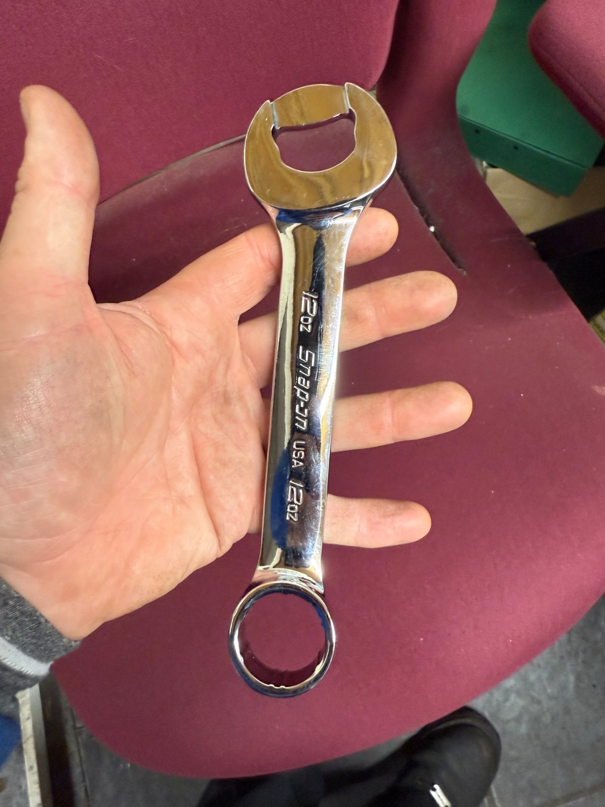 GENUINE RARE SNAPON SNAP ON TOOLS BOTTLE OPENER SPANNER WRENCH 12OZ USA OEXBTL12