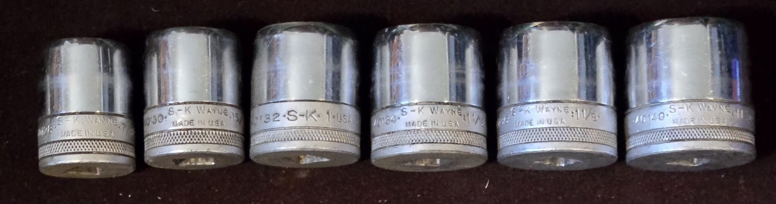 2 Mixed Sets Mid 1940s SK 409, 451 & Etc. & 1964-69 SK Wayne 401XX 17pc & Etc.