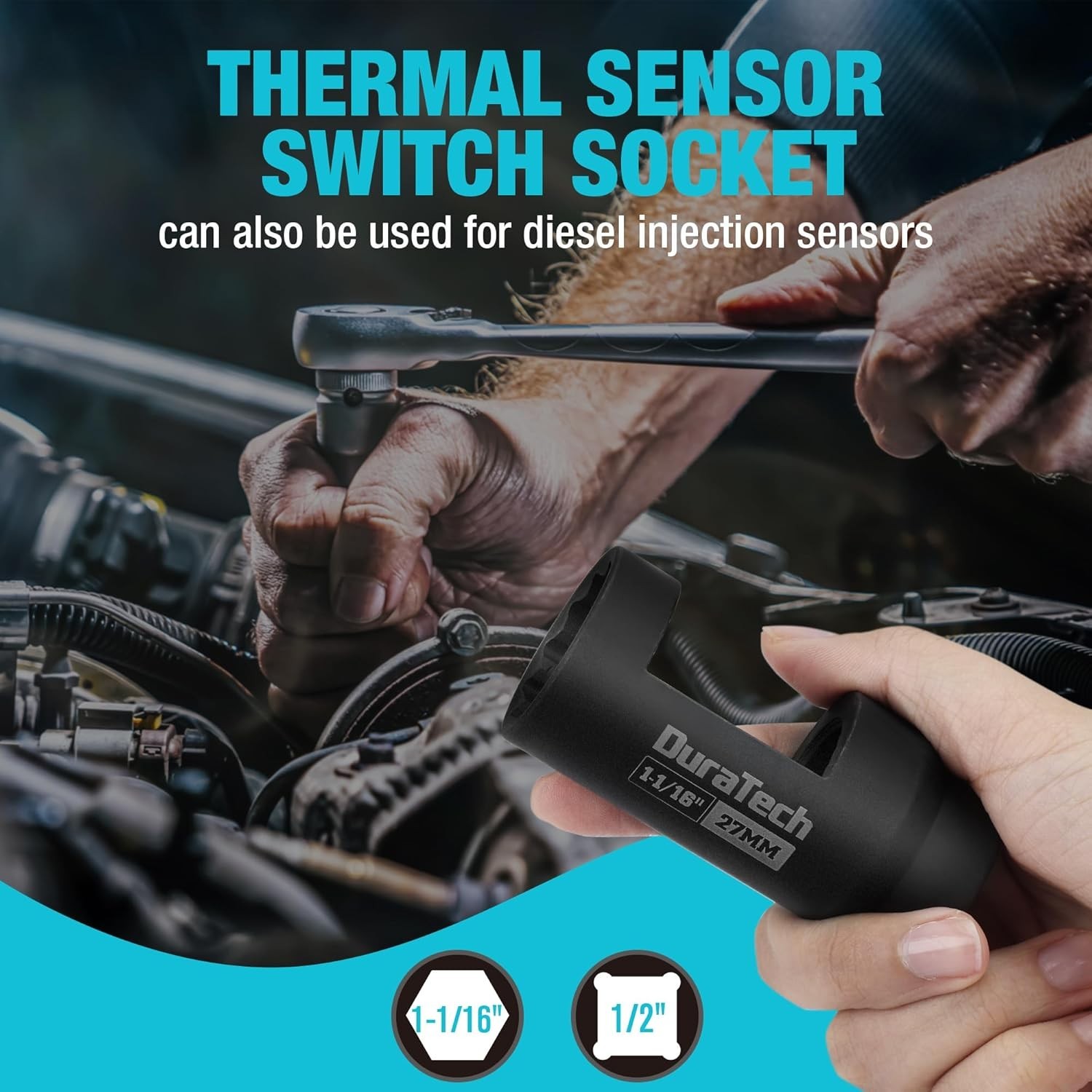 Efficient O2 Sensor & Oil Pressure Socket Collection