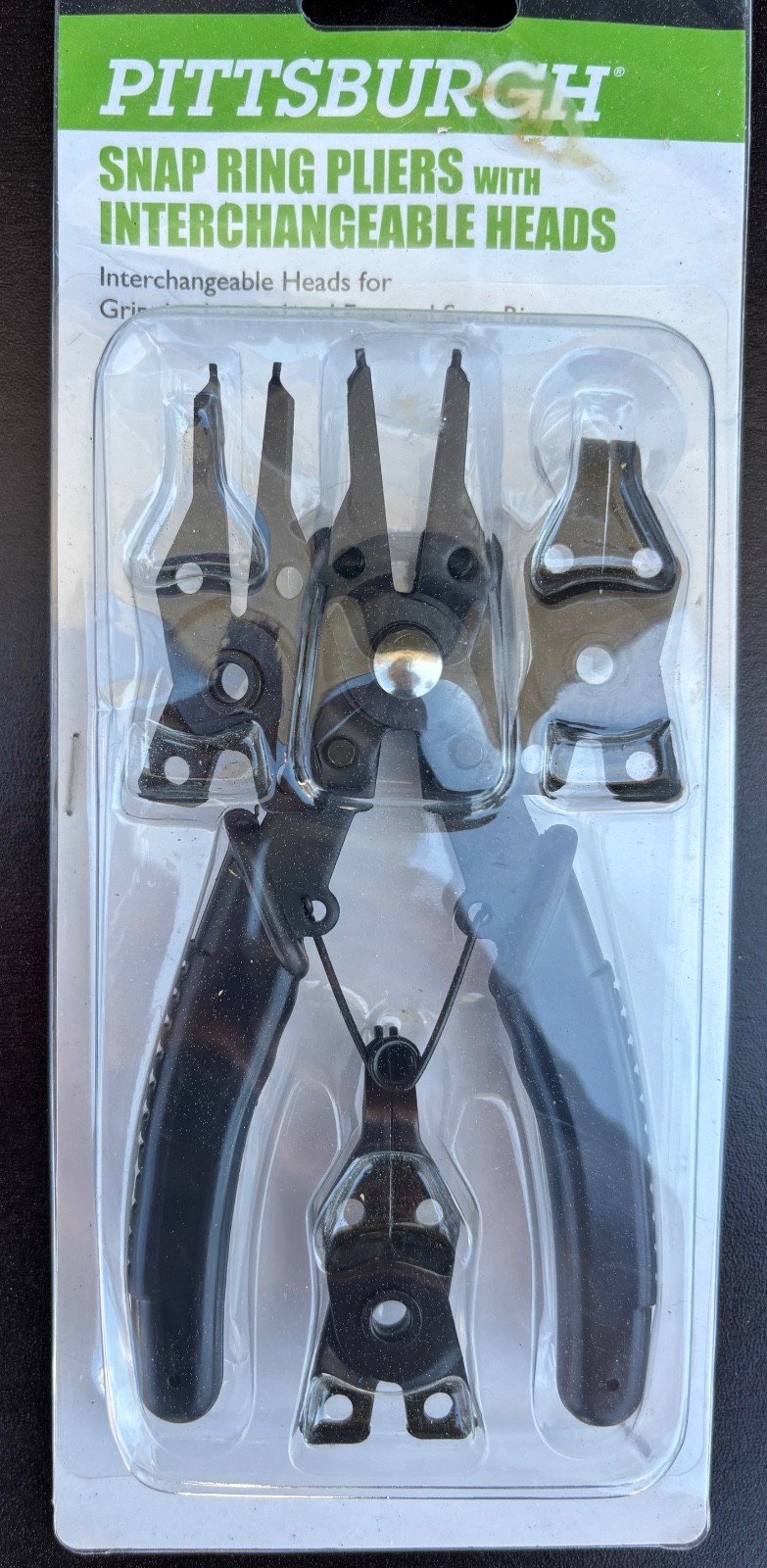 Pittsburgh Snap Ring Pliers w/ Interchangable Heads