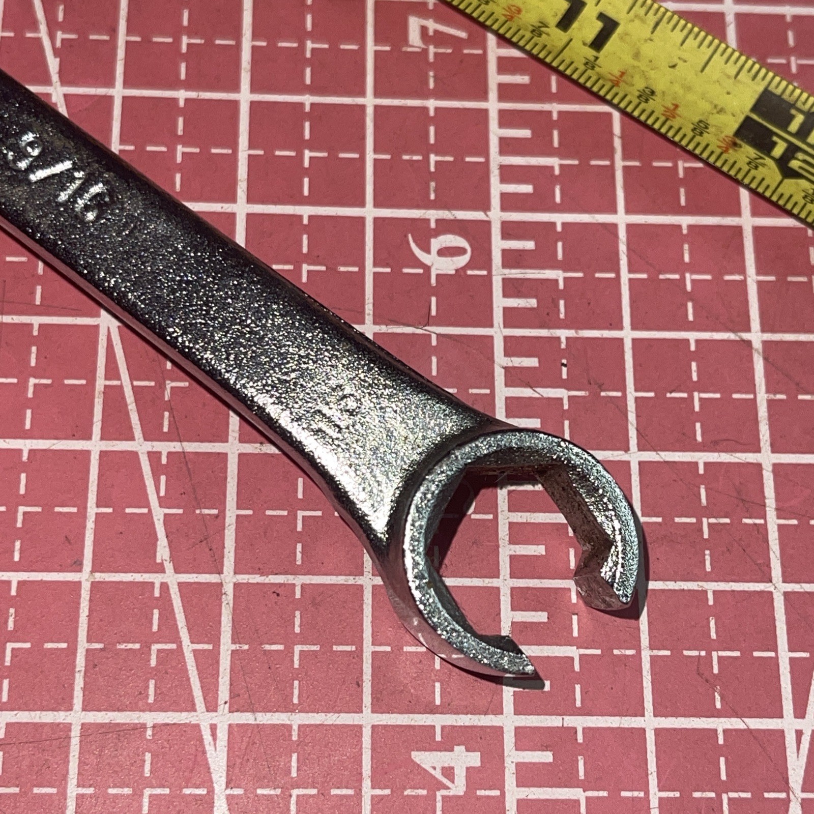 NOS Proamerica USA 2716 1/2 x 9/16 In SAE line flare nut Wrench Long Handle 6 Pt