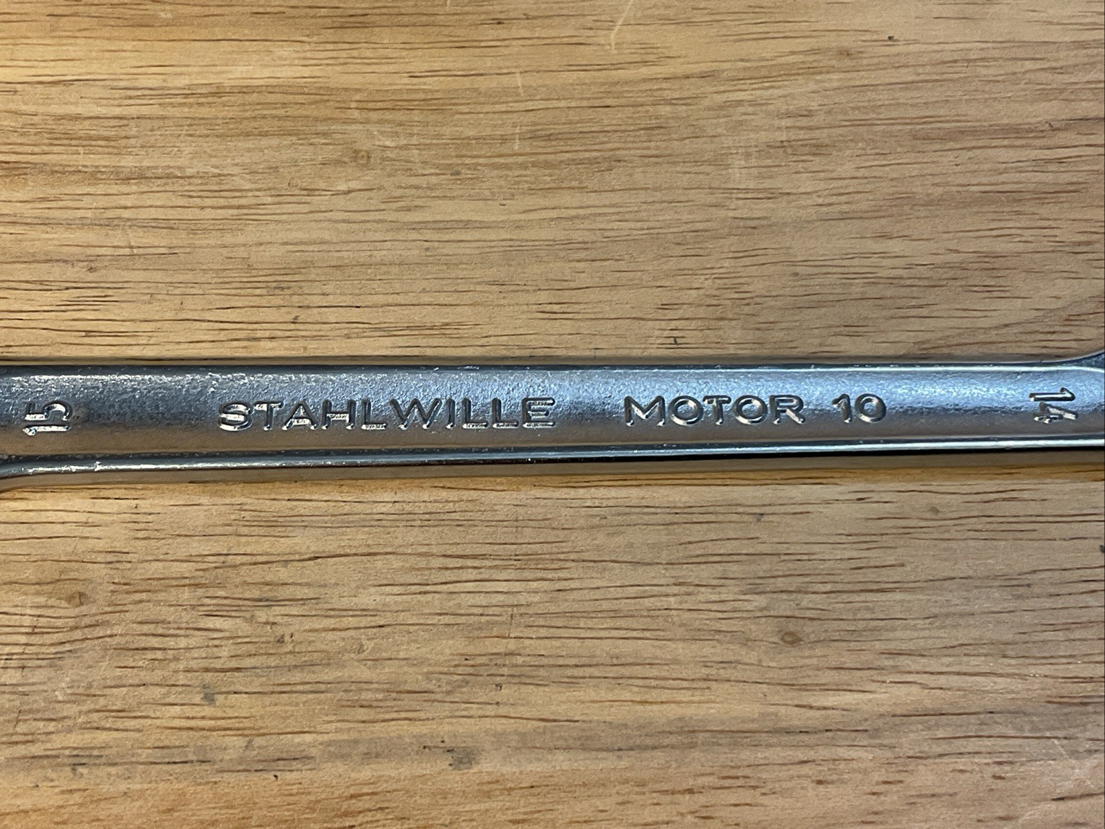 NOS Stahlwille Tools Motor 10 Germany 14mm X 15mm Metric Double Open End Wrench