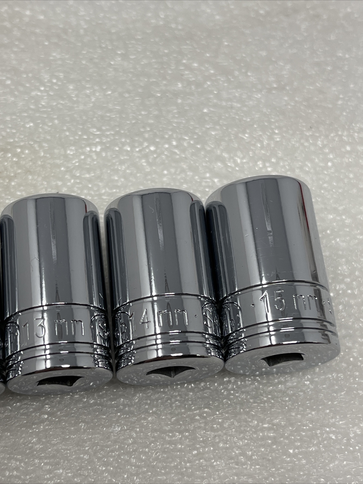 SK Tools 1/4″ Drive, 6 Point, Semi Deep Metric 11 Piece Socket Set, 5mm-15mm New