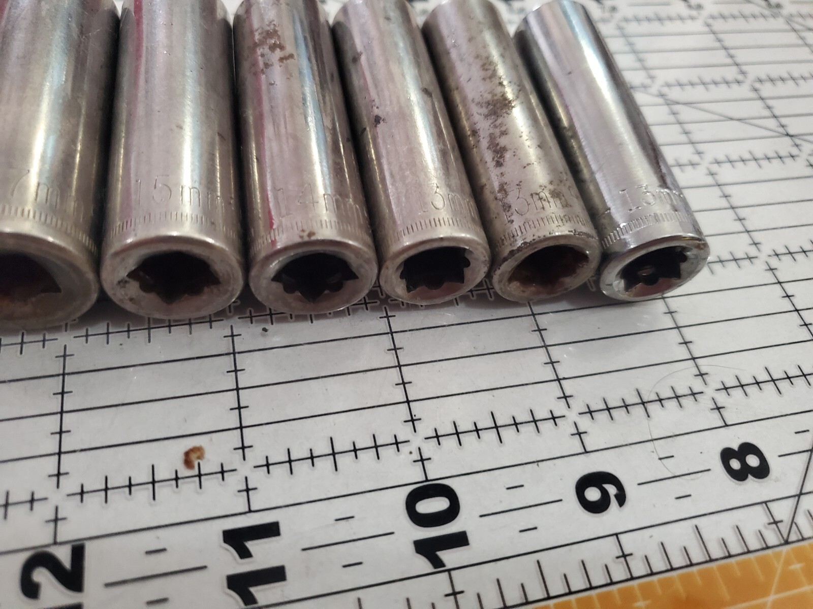 Craftsman USA 3/8″ Drive Deep Socket Set Metric 6 Point Tool MANY DUPLICATES