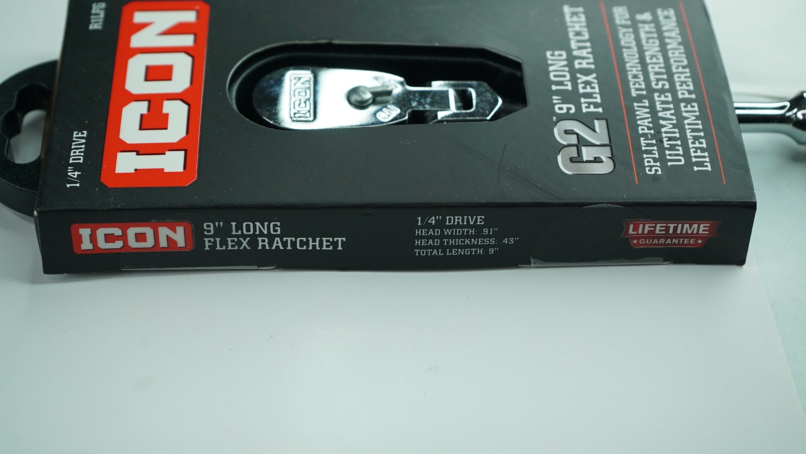 ICON G2 1/4″ Drive Long Flex Ratchet R1LFG NEW w/Comfort Grip FREE SHIPPING📦