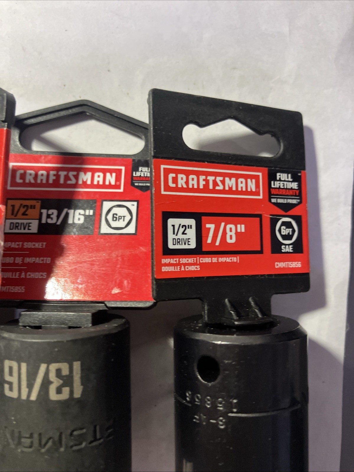 Craftsman Six (6) Piece Impact Sockets 1/2″ Drive (New with Tags) See Photos