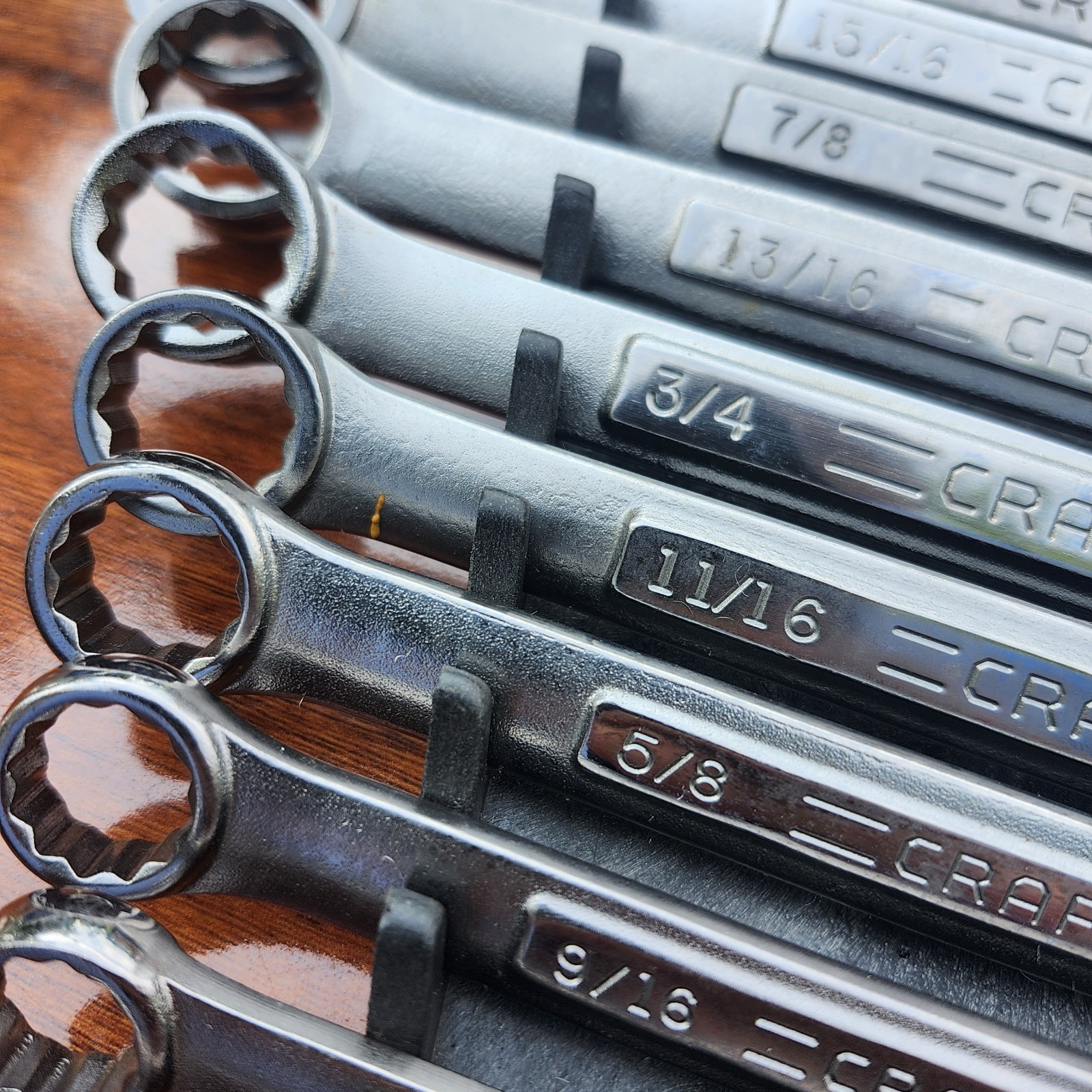 Craftsman SAE Combination Wrench Set USA 12 Point 1/4″ – 1-5/16″ 18 Tools Used