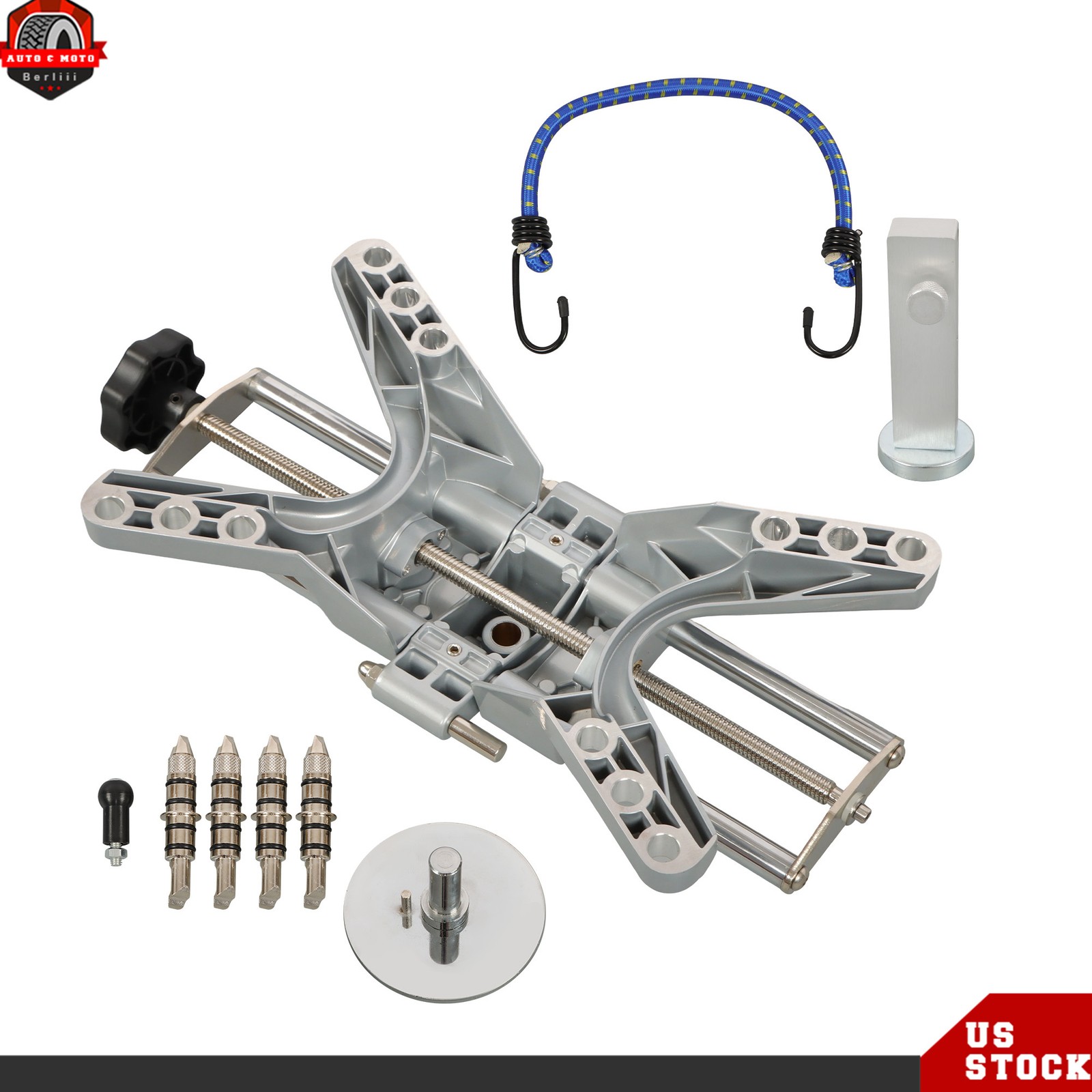 3D DSP Wheel Alignment Clamp with Tire Tread Grip Extensions & Magnetic Adapter