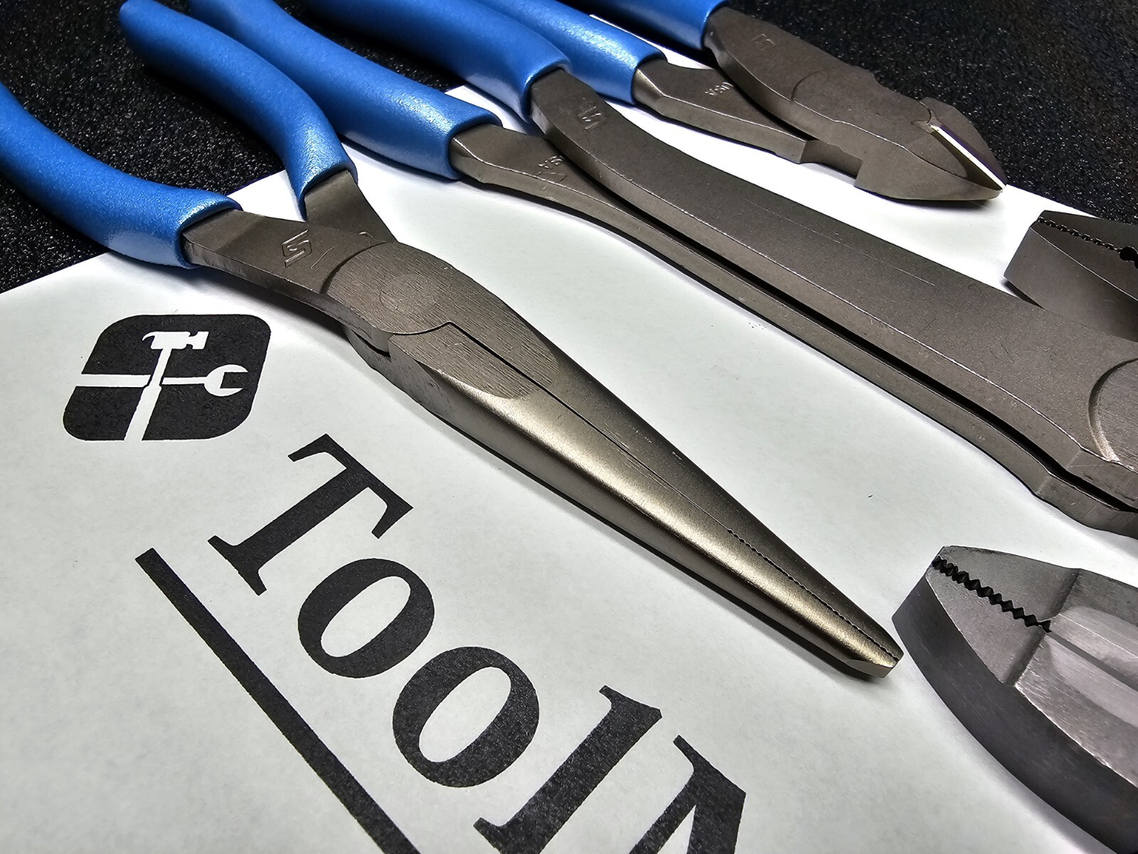 Snap-on Tools USA RARE 5pc PEARL BLUE Plier & Heavy-Duty Cutter Lot Set 312CF