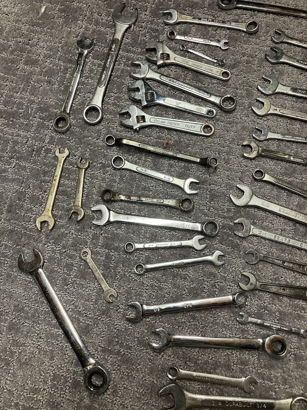 Mixed Lot of (40) of Assorted Wrenches Various Sizes (b)