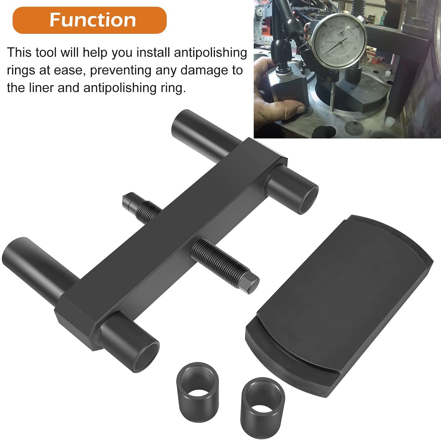 3164606 Cylinder Liner Press Installer Tool Heavy Duty For Cummins ISX X15