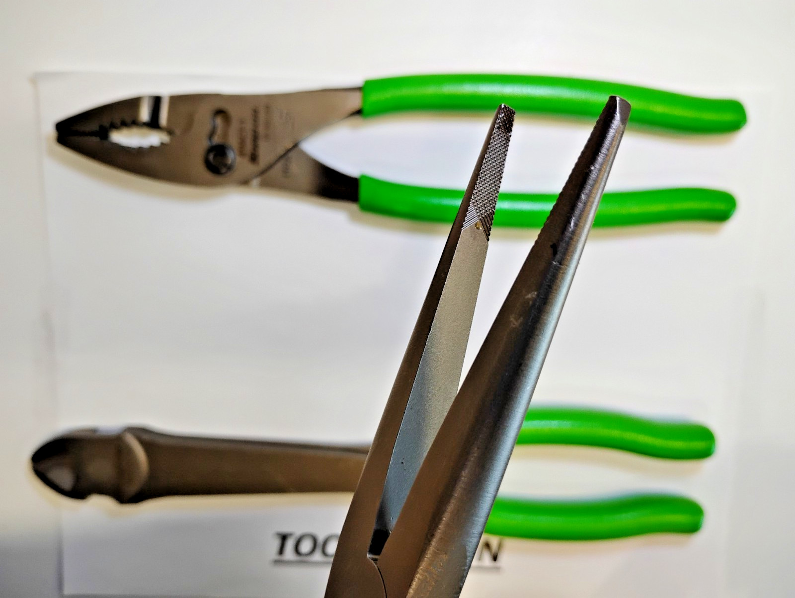 Snap-On Tools USA NEW 3 Piece GREEN Soft Grip Heavy Duty Pliers Lot Set PL330ACF