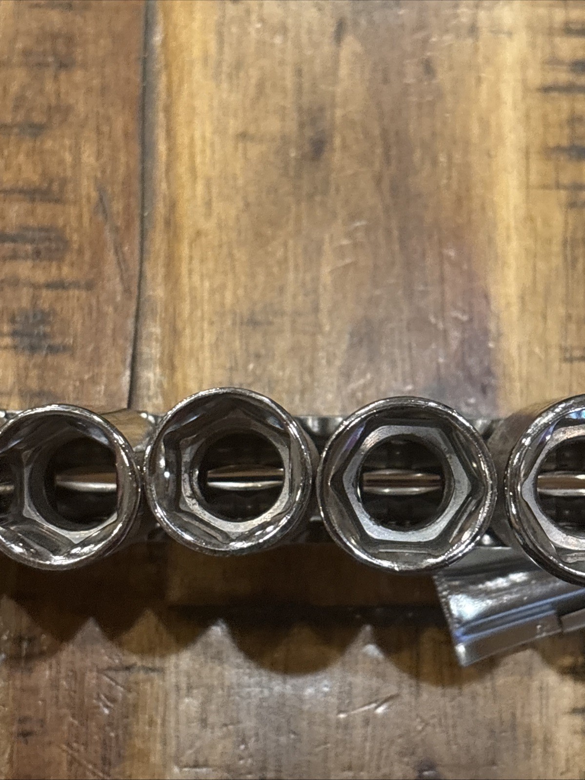 Craftsman 1/2” Drive Laser Shallow Socket Set 9mm – 19mm 6pt 11pc USA NOS METRIC