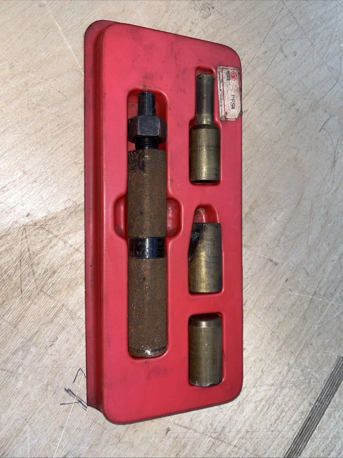 MATCO Tools Interchangeable Brass Tip Drift Pin Punch Poly Driver Set Lot PPS4