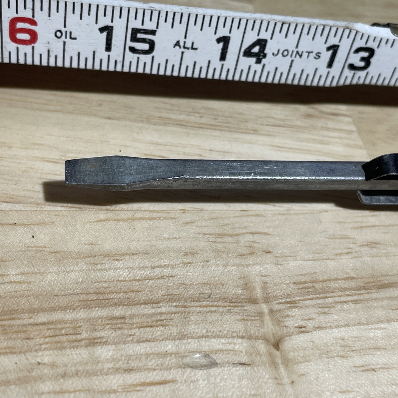 Vintage Crescent Flat Blade Screwdriver square shank MADE IN USA 248-4