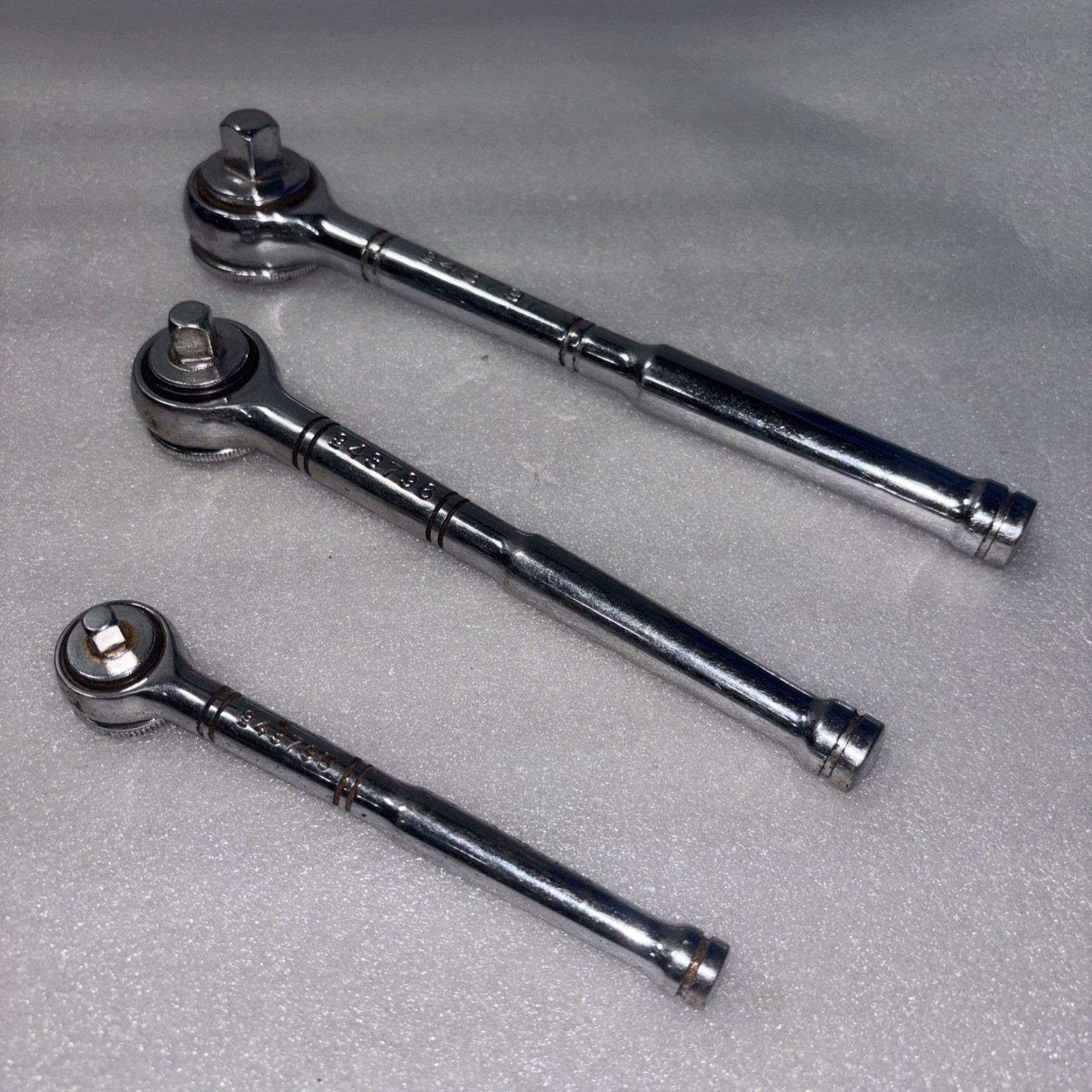 Craftsman Thumbwheel Tri-Wing Ratchet Set 1/4″ 3/8″ 1/2″ Drive 43795 43796 43797