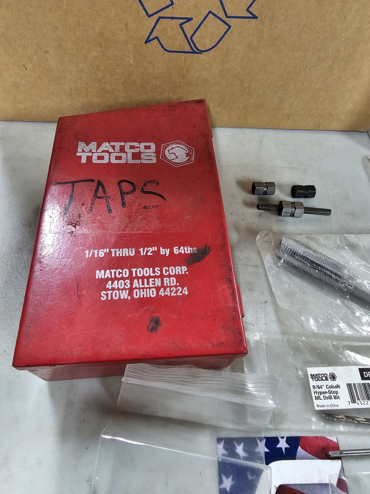 MATCO TOOLS Screw Extractors / Tap Bits Lot