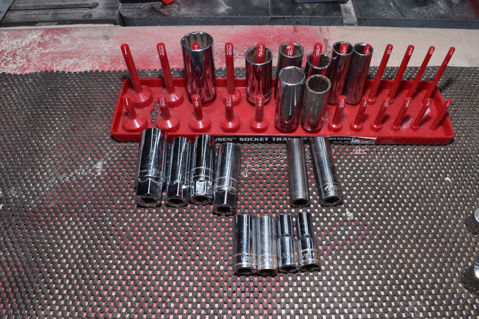 😳LARGE LOT 15LBS🫡 107 Pcs Sockets SAE Metric Drive 6 Point 12 Point Husky 5233