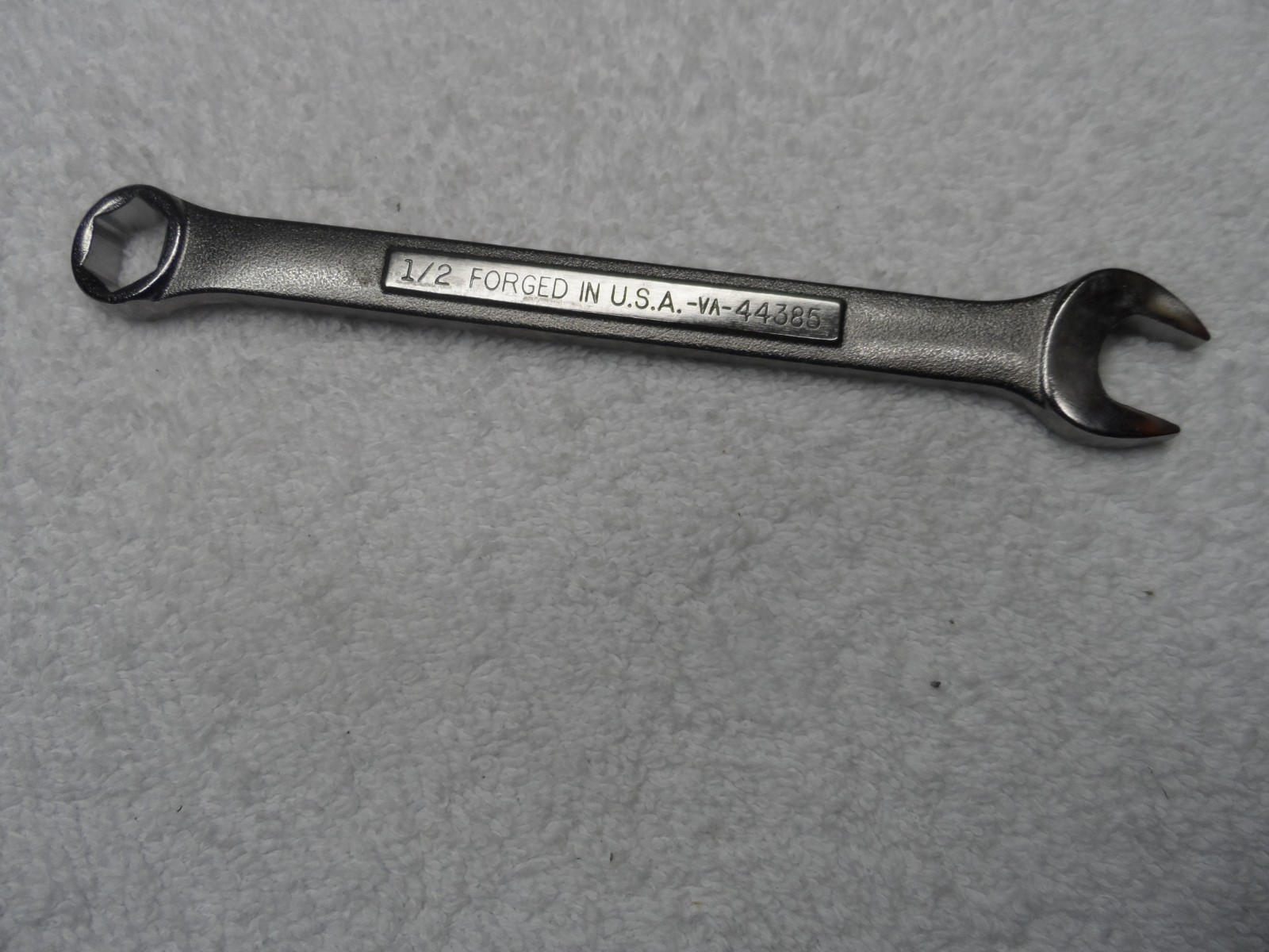 Craftsman SAE Satin Combination Wrench, 6pt, USA NOS, 1/2″ – Part # 44385
