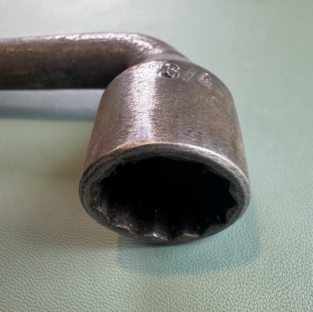 Vintage Cornwell Offset Closed Double Box End Wrench 3/4” x 9/16″ 12-Point USA