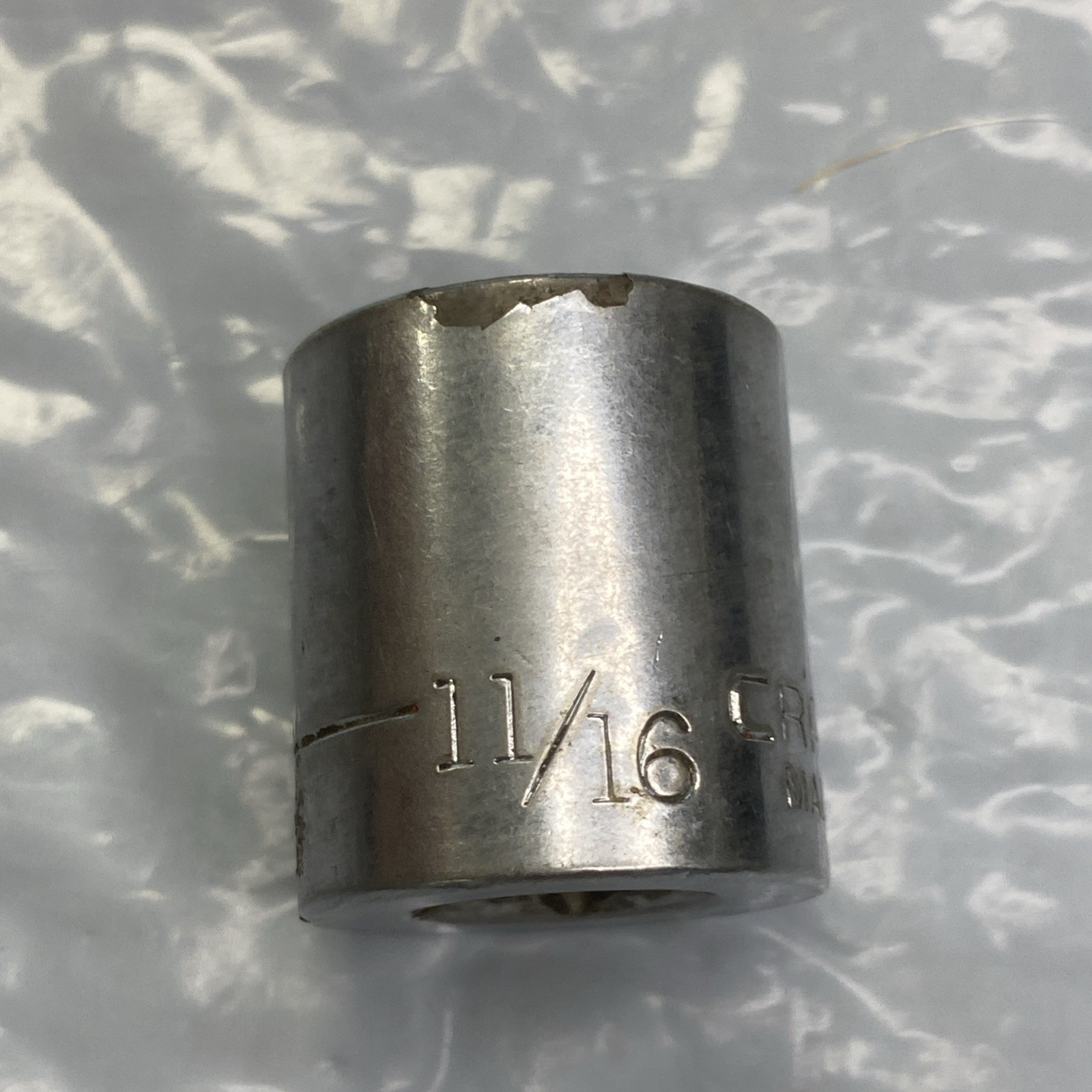 Craftsman 11/16 Shallow Socket 3/8″ Drive 12 Point G-Series 44336 Made in USA