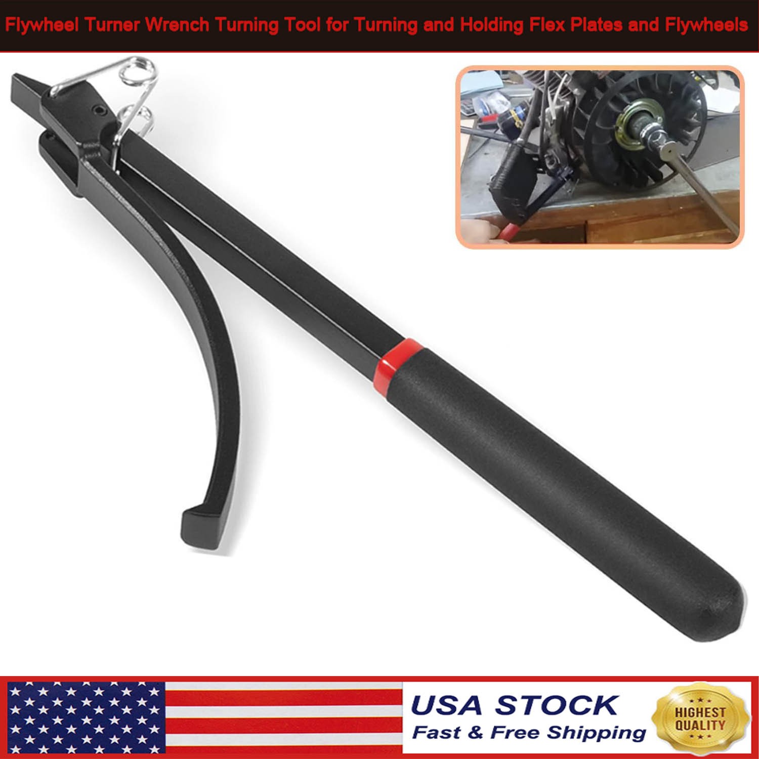 23800 UNIVERSAL FLYWHEEL TURNER TURNING TOOL WRENCH FLEX PLATE HOLDER