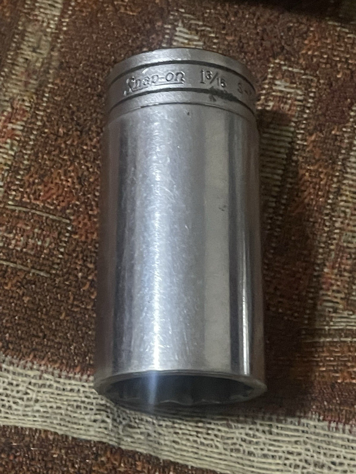Snap-on S381 SAE 1 3/16″ Deep Well 12pt Socket 1/2” Drive