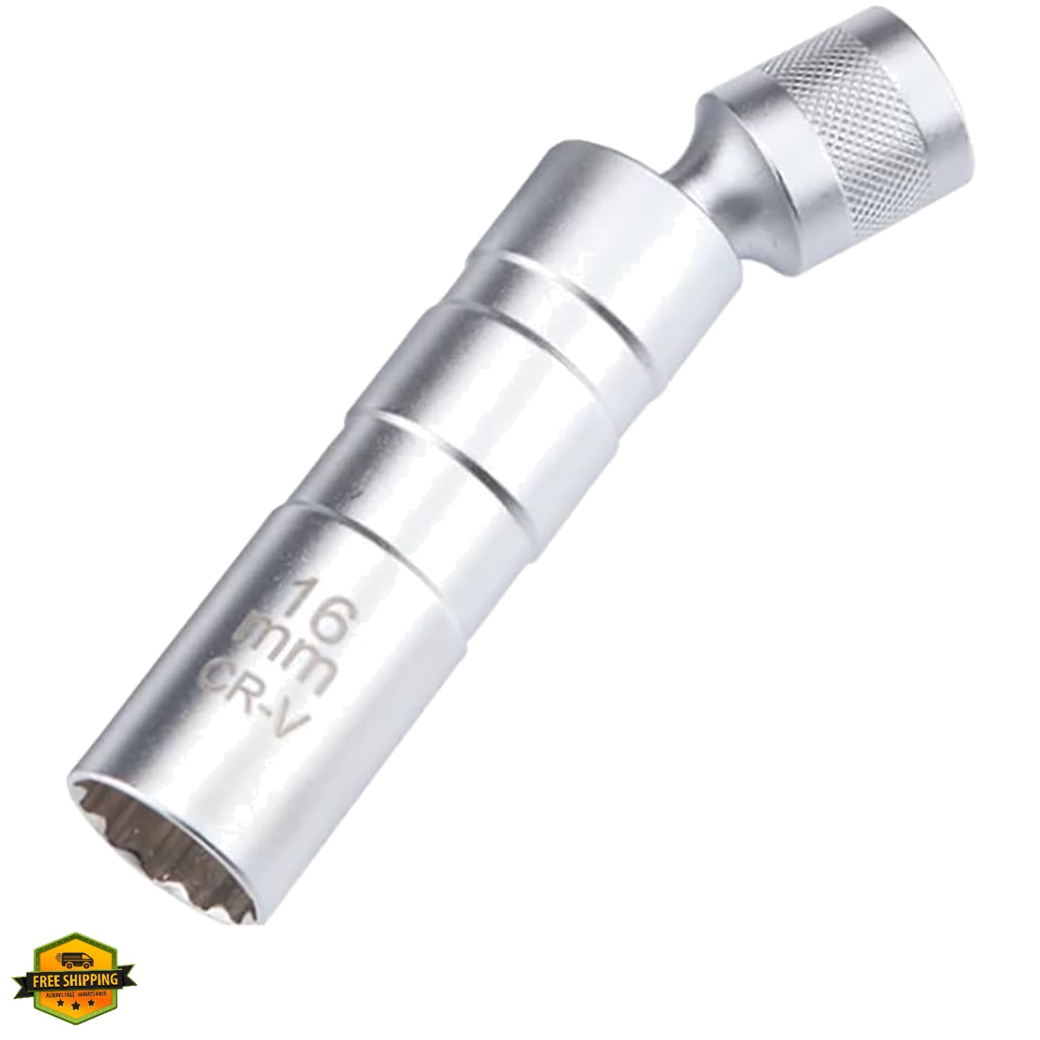 5/8-Inch（16mm） Thin Wall Spark Plug Socket,12 Points 3/8″ Drive Spark Plug So…