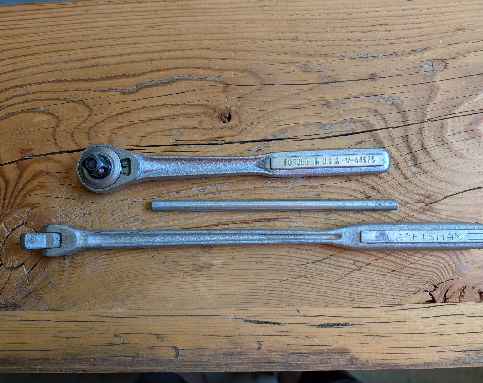 Vintage Craftsman 1/2″ Drive 12pc SAE Socket Set w/ Metal Case *V-Series* USA
