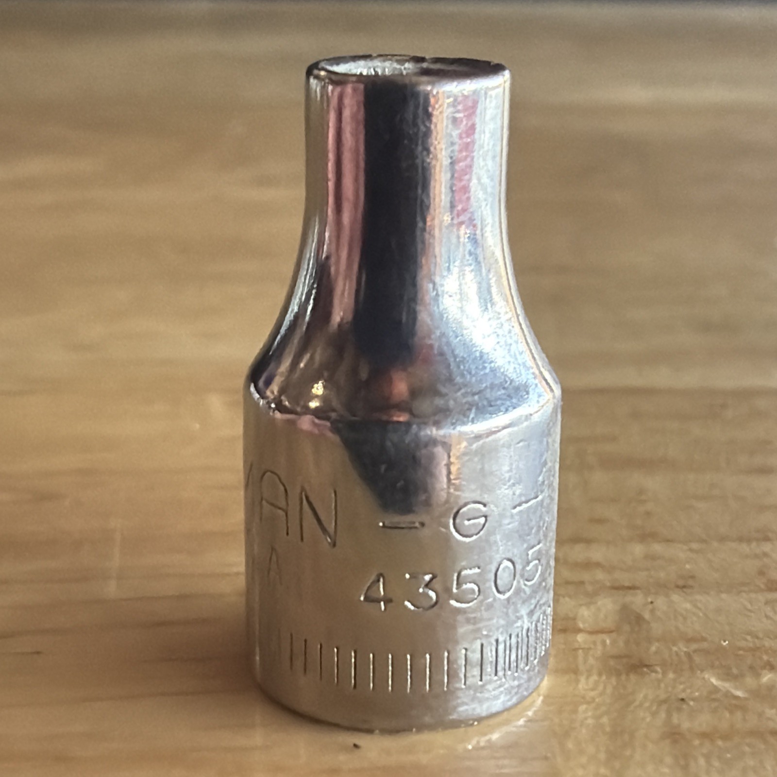 Craftsman 4mm Shallow Socket 1/4″ Drive 6 Point G Series 43505 Made in USA