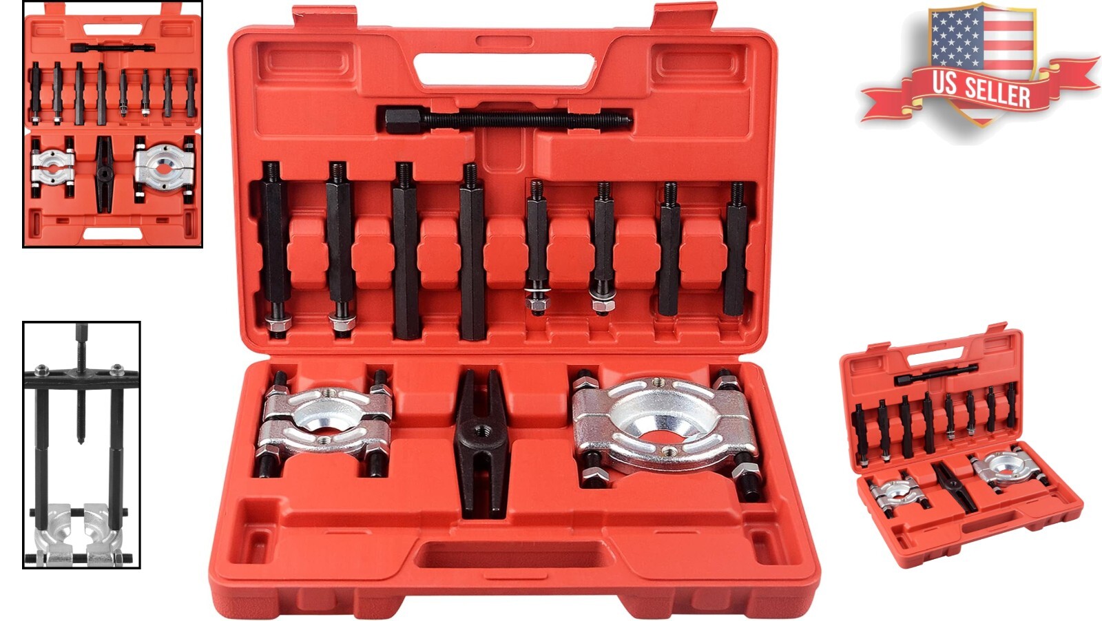 Versatile 5-Ton Bearing Puller and Separator Kit for Quick Component Removal