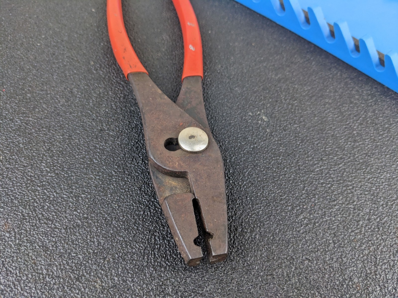 #bj988 Snap On HCP46BP 6 1/2” Long Red Slip Joint Corbin Hose Clamp Pliers USA