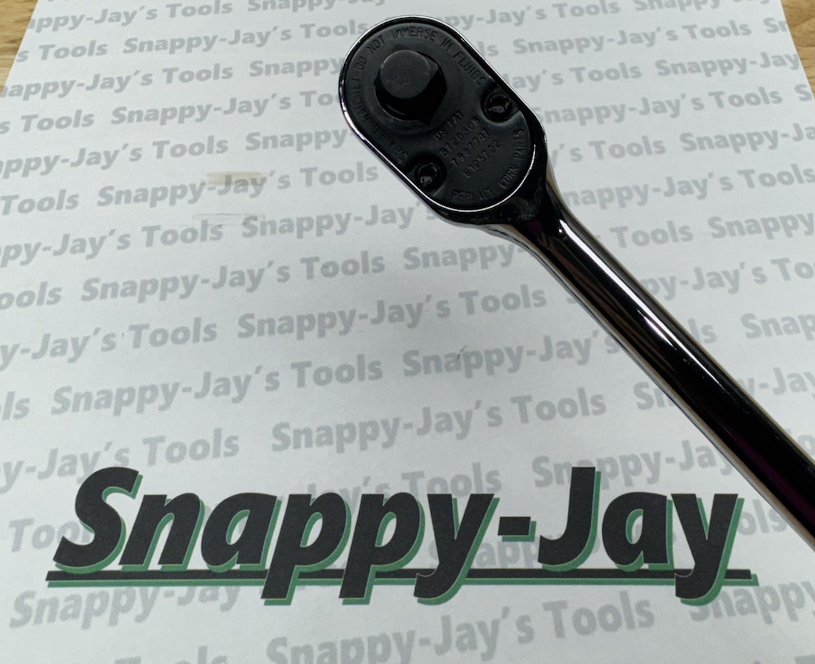 Snap-on Tools USA NEW 3/8″ Drive GREEN Soft Grip LONG Fixed Head Ratchet FHL80G