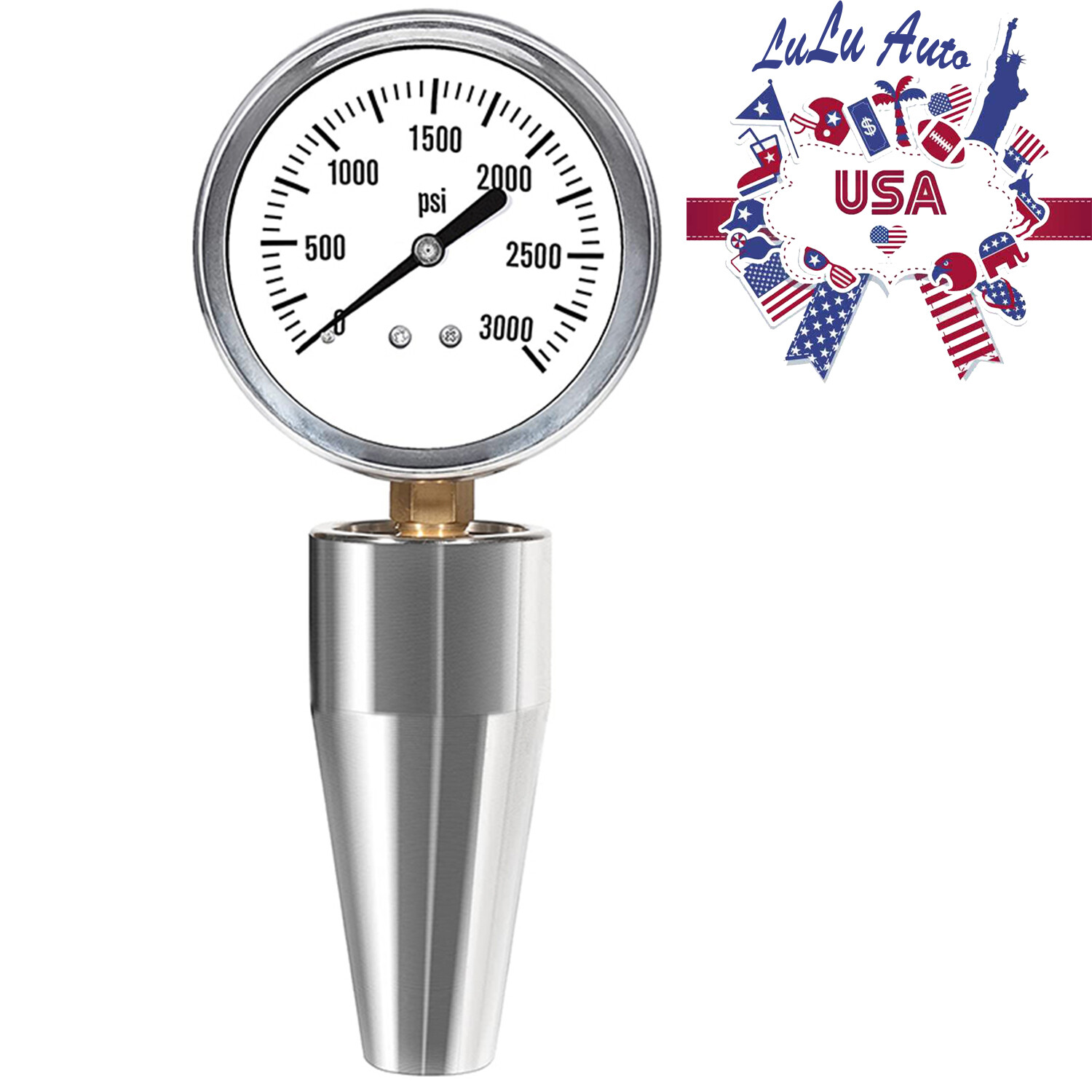 Spindle Drawbar Force Gauge Checker Tool 0-3000PSI For All CAT 40 & Bt 40