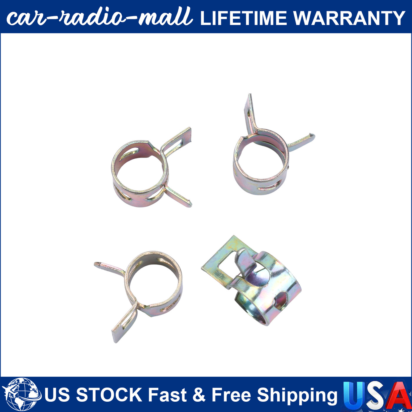6 PCS Brake Bleeder Hose, One Way Check Valve Tube Bleeding Tool Kit Silver US