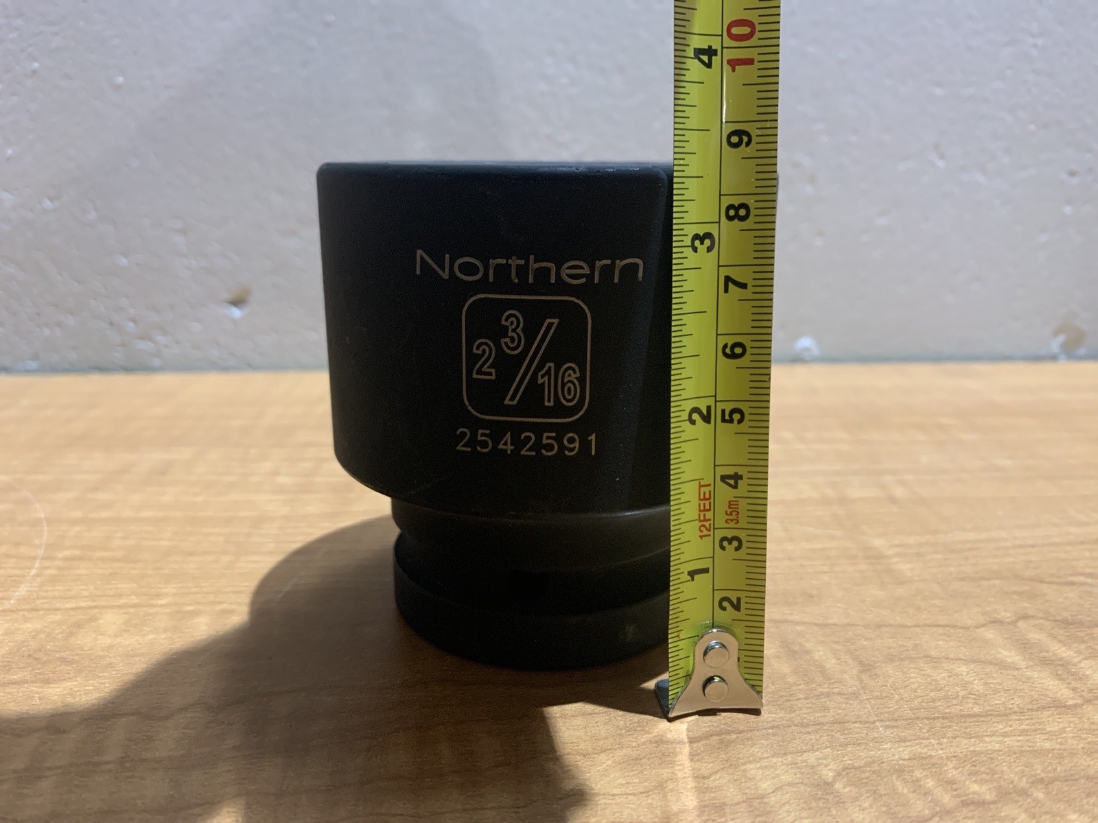Northern 2 3/16” Black Impact Socket 1” Drive (2542591)