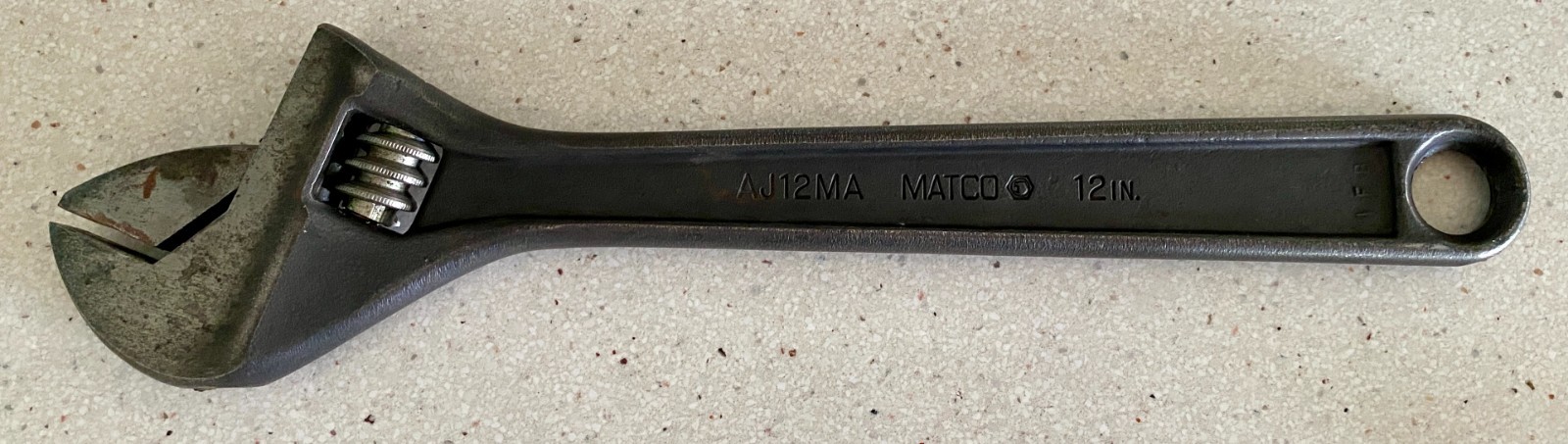 Matco Tools AJ12MA 12 Inch Adjustable Wrench Used 12″