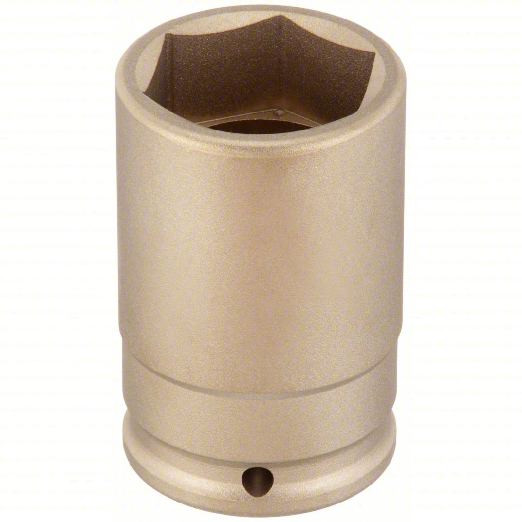 AMPCO Impact Socket 3/4 in Drive Size 1 5/8 in Socket Size 6-Point Deep Brass