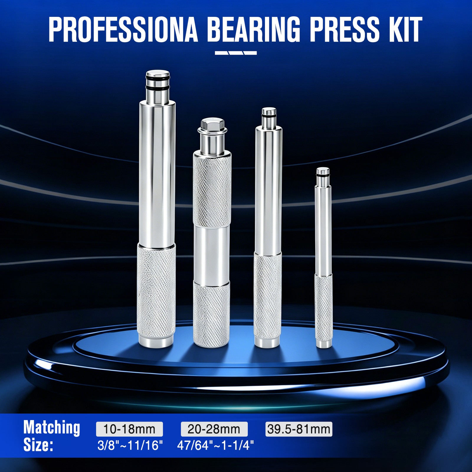 43pc Bearing Press Seal Driver Kit For Car Truck Motorcycle Boat Universal Tool