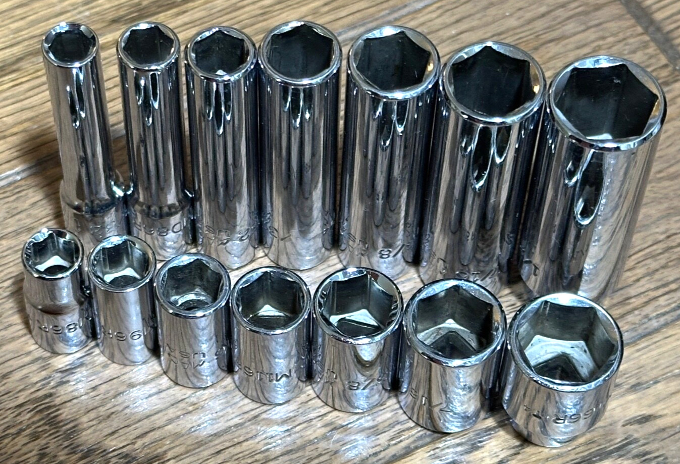 🇺🇸 MAC Tools 1/4″ Ratchet Socket Set General Service Extension Swivel Lot Box
