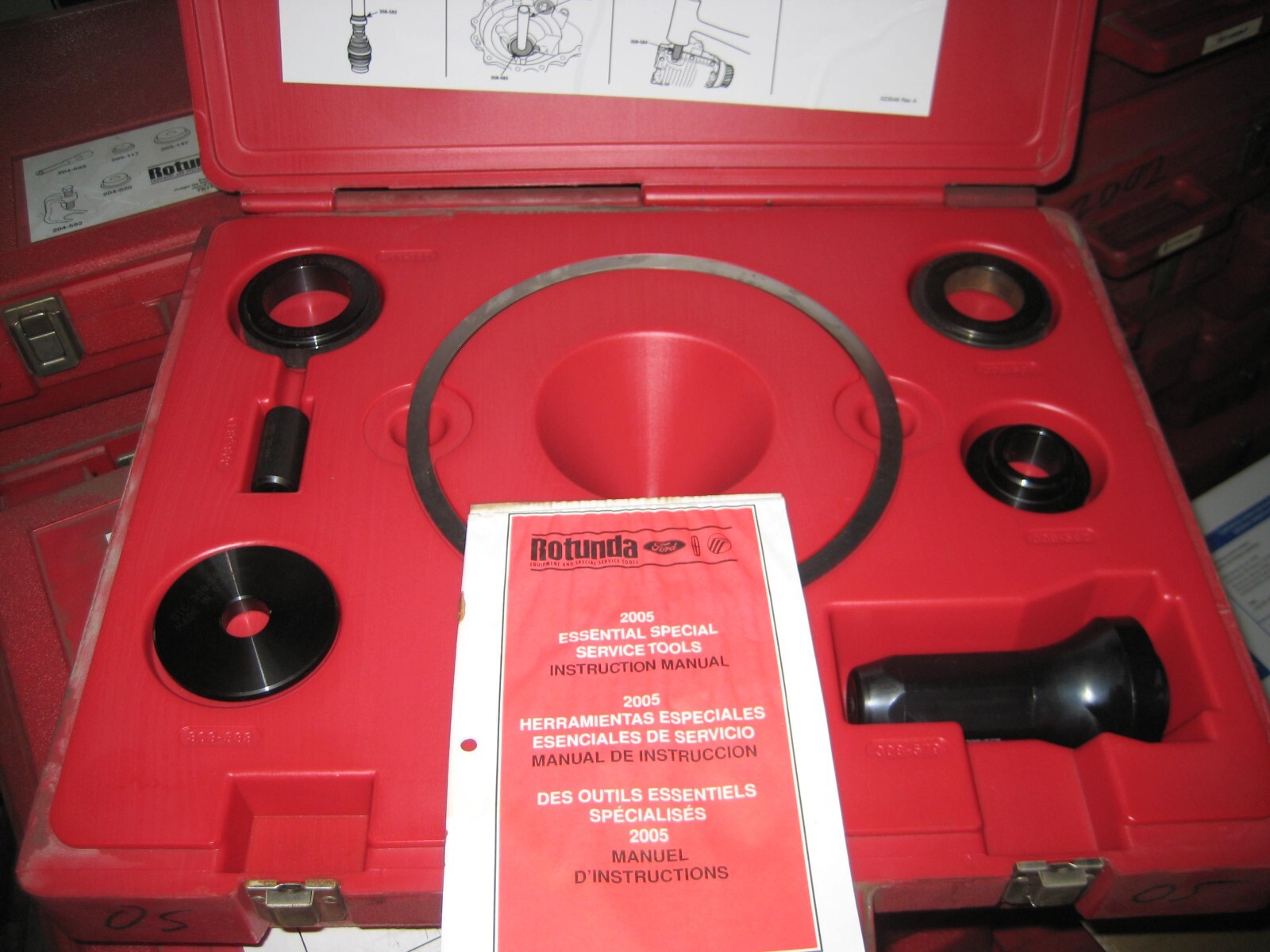 FORD ROTUNDA TOOL Kit TKIT-2005-F ESSENTIAL SERVICE TOOL SET With Case