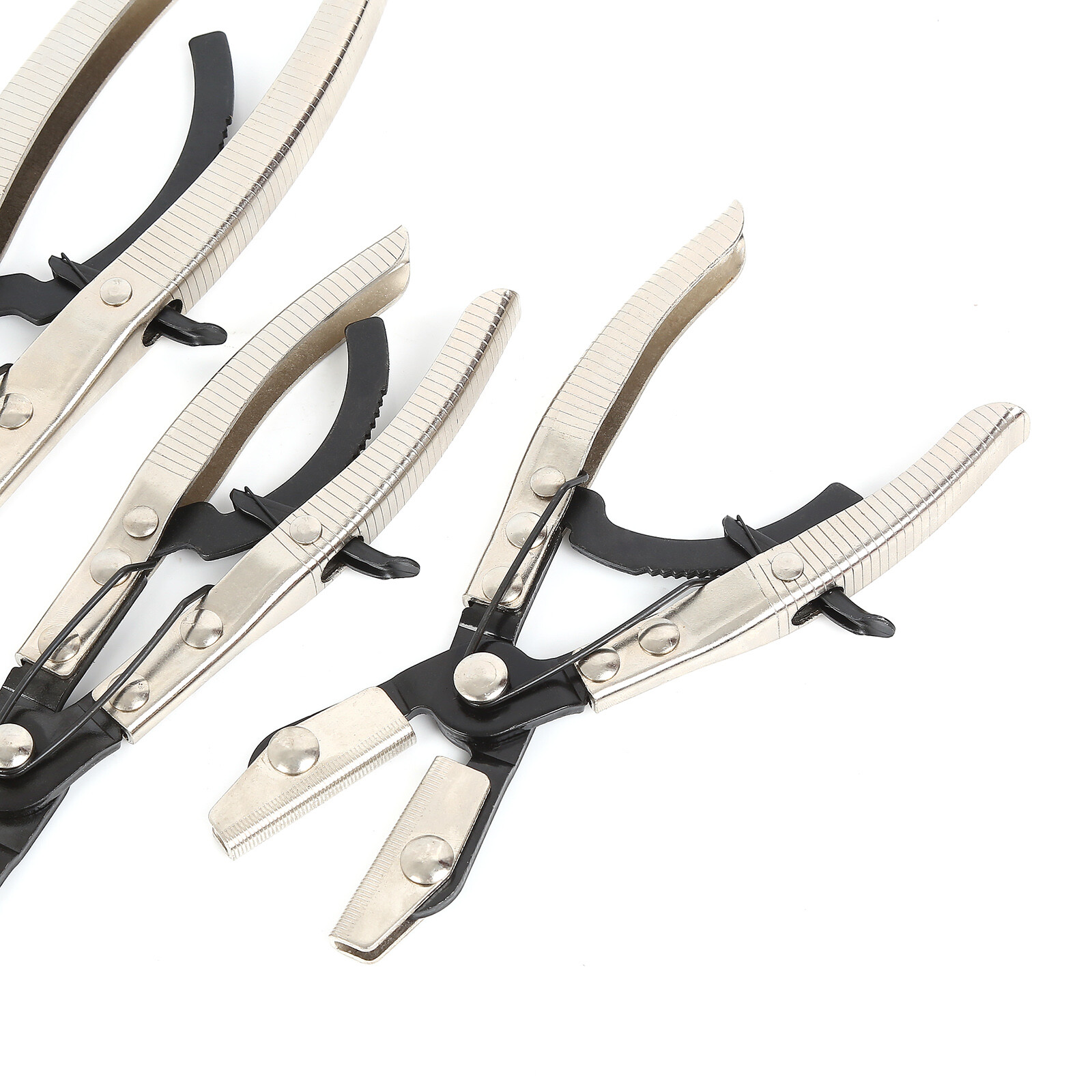 3pcs Ratcheting Hose Pinch Off Pliers Set, 8″ 10″ 12″ Car Hose Fuel Pinch Pliers